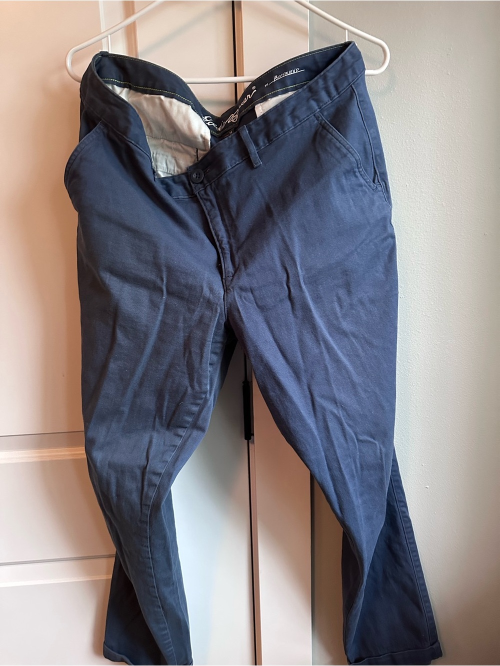 Eddie Bauer Classic Navy Chinos